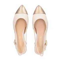 UNISA Zapatos planos de Mujer ASLEY_25_NTO_LMT IVORY/MUMM