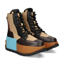 UNITED NUDE Botines con tacón de Mujer ROKO TROOPER COFFEE MIX