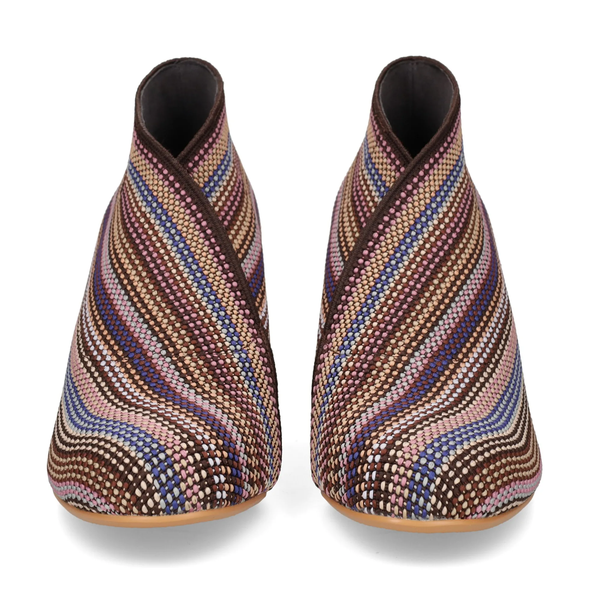 UNITED NUDE Botines con tacón de Mujer FOLD MID CARAMEL