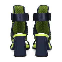 UNITED NUDE Sandalias con tacón de Mujer ZINK FAB HI LIME