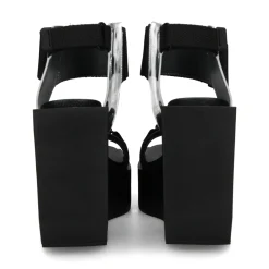 UNITED NUDE Sandalias cuña de Mujer WA HI MIRROR SILVER