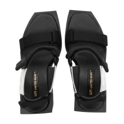 UNITED NUDE Sandalias cuña de Mujer WA HI MIRROR SILVER
