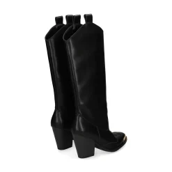 VERSACE JEANS Botas con tacón de Mujer 79VA3S12 899 BLACK