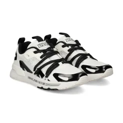 VERSACE JEANS Zapatillas de Hombre 79YA3SA8 L02 WHITE/BLAC