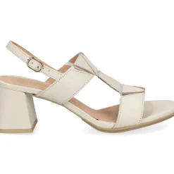 VEXED SHOES COMPANY Sandalias con tacón de Mujer FIONA 23533 MARFIL