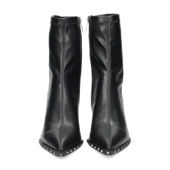 VIBES Botas con tacón de Mujer VB2306 NEGRO