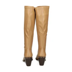 VIBES Botas con tacón de Mujer VB2305 SAND