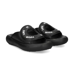 VIC MATIE Sandalias planas de Mujer 1E1208D 101 NEGRO