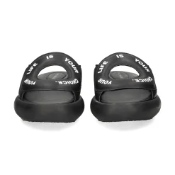 VIC MATIE Sandalias planas de Mujer 1E1208D 101 NEGRO