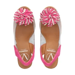 VIGUERA Zapatos cuña 0294 604 FUXIA