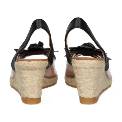 VIGUERA Zapatos cuña 0291 NEGRO
