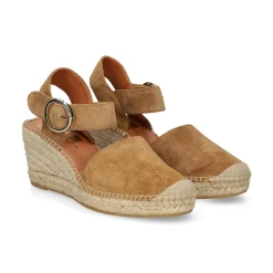 VIGUERA Zapatos cuña 1922 WHISKEY